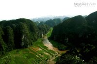 Lên núi Múa ngắm mùa lúa xanh