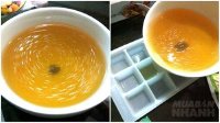 Hòa tan 1 viên vitamin E vào bát nước trà xanh rồi đông đá, da mặt căng mịn, lỗ chân lông se khít đến 99%