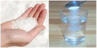 Đổ ít muối và giấm vào ly nước rồi đặt trong nhà và xem điều kỳ diệu gì xảy ra