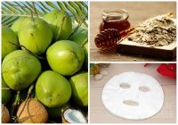 Nhúng mặt nạ giấy vào nước dừa rồi đắp lên mặt 5 phút, cô gái hốt hoảng với kết quả nhận được ngay sau đó