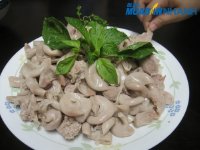 Cách làm sạch lòng heo ( lòng lợn)