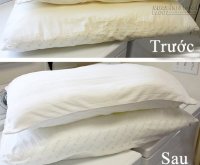 Tẩy trắng ruột gối nhanh chóng