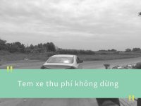 Tem xe thu phí không dừng được dán lúc nào?