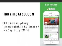 Báo TienPhong đưa tin về InKyThuatSo.com: 10 năm tiên phong trong ngành in kỹ thuật số và ứng dụng TMĐT