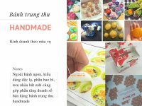 Bí quyết kinh doanh bánh trung thu handmade