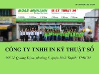 Công ty In Kỹ Thuật Số 365 Lê Quang Định, P5, Quận Bình Thạnh, HCM. In nhanh chất lượng, nhiều máy móc hiện đại, nhân viên phục vụ vui vẻ