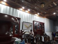 Vải dán tường phòng khách đẹp