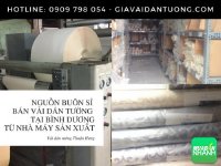 Đại lý phân phối bán vải dán tường tại Tân Uyên - bỏ sỉ vải dán tường chất lượng, giao hàng tận nơi