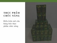 Điều kiện mở cửa hàng bán thực phẩm chức năng