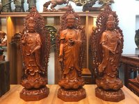 Những cách lựa chọn khi sử dụng tượng gỗ trong trang trí nội thất