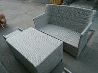 Mẫu bàn ghế nhựa giả mây sân vườn đẹp