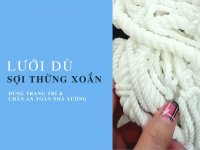 Lưới dù sợi thừng xoắn dùng trang trí và chắn an toàn nhà xưởng