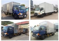 Mua xe tải thùng kín - so sánh xe tải Kia và xe tải Hyundai