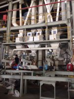 Tủ điều khiển cân đóng bao tự động sử dụng HMI sai số 0,01 %