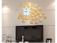 Mẫu đồng hồ trang trí phòng khách đẹp sang trọng