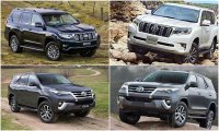 So sánh Toyota Prado 2018 và Toyota Fortuner 2018