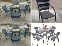 Kinh nghiệm chọn bàn ghế cafe nhựa giả mây chất lượng