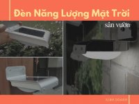 Đèn năng lượng mặt trời sân vườn