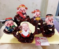[Tượng thần tài phong thủy] Bộ tượng 5 ông thần tài Chibi đem lại may mắn và niềm vui mỗi ngày