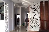 Hút hồn với những hình ảnh đẹp vách ngăn hoa văn phòng khách đẹp lung linh.