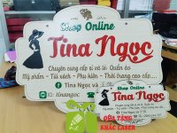 Làm bảng hiệu gỗ live tream chụp ảnh phụ kiện