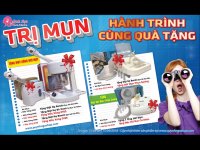 Hành trình trị mụn cùng cơn lốc quà tặng