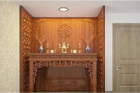 Vách ngăn chắn phòng bàn thờ, mẫu vách ốp tường đẹp?