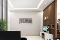 Xu hướng trang trí cầu thang, phòng khách bằng lam gỗ cnc 2018