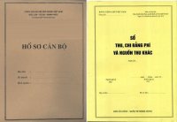 Mẫu bộ hồ sơ cán bộ công nhân viên chức