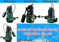 Tổng hợp máy bơm chìm nước thải bằng nhựa cho công trình nhỏ