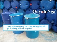 Cung cấp thùng phuy sắt 220lit, thùng phuy sắt giá rẻ, thùng phuy sắt cũ giá rẻ