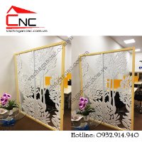 Đẹp và sang với vách ngăn trang trí cnc cho phòng bếp đẹp