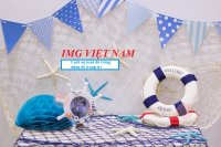 Lưới an toàn dù trắng dùng để trang trí