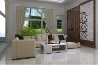 Vách ngăn hoa văn phòng khách -  Làm kệ vách thông minh TPHCM