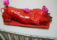 Cần mua mâm heo quay, khay đựng heo quay bằng giấy dùng một lần!
