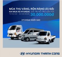 Khuyến mãi tháng 10 hấp dẫn và giá trị lên đến 30.000.000Đ tại Hyundai Ngôi Sao