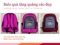 Mẫu balo quà tặng quảng cáo đẹp TPHCM