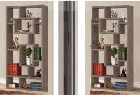 Mẫu thiết kế kệ gỗ ngăn phòng khách đẹp phong cách hiện đại