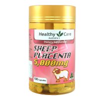 Giới thiệu viên uống nhau thai cừu Healthy Care Sheep Placenta ( 5000mg x 100 viên)