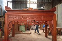Địa chỉ bán án gian thờ gỗ gụ chạm khắc theo yêu cầu