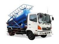 Thông số kỹ thuật xe hút bùn chất thải thông cống phun nước áp lực cao HINO FG 7 khối