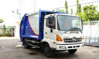 Giới thiệu xe cuốn ép rác Hino FC9JETA thùng 9 khối