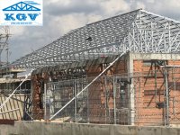 Hệ giàn thép mạ trọng lượng nhẹ cường độ cao không rỉ cho nhà mái ngói