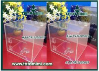Hòm phiếu được làm từ chất liệu Acylic trong suốt