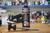 Chai xịt phủ gầm đen LIQUI MOLY bảo vệ tuyệt vời cho xe máy, ô tô
