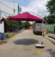 Dù lệch tâm, dù đúng tâm dù ô vuông giá rẻ TPHCM