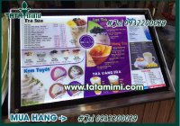 Menu led dùng trong các biển thực đơn