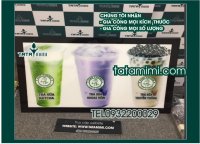 Bảng thực đơn menu có gắn led có được bảo hàng không ?