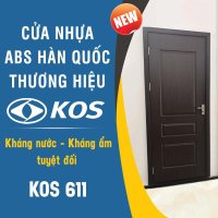Cấu tạo cửa nhựa ABS Hàn Quốc chính hãng mang thương hiệu KOS