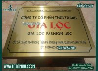 Chuyên nhận thiết kế thi công làm biển công ty trên mọi chất liệu
